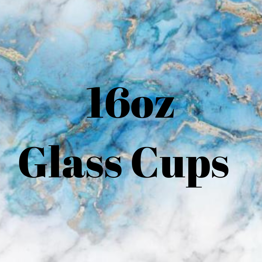 16oz Glass Cups