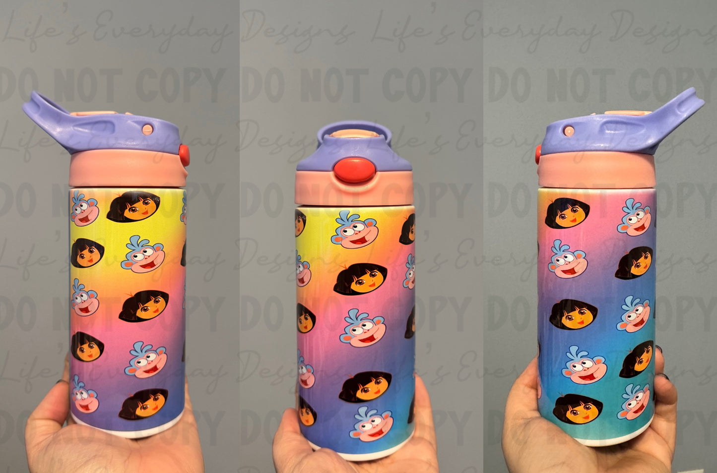 Dora Kids Flip Top Tumbler