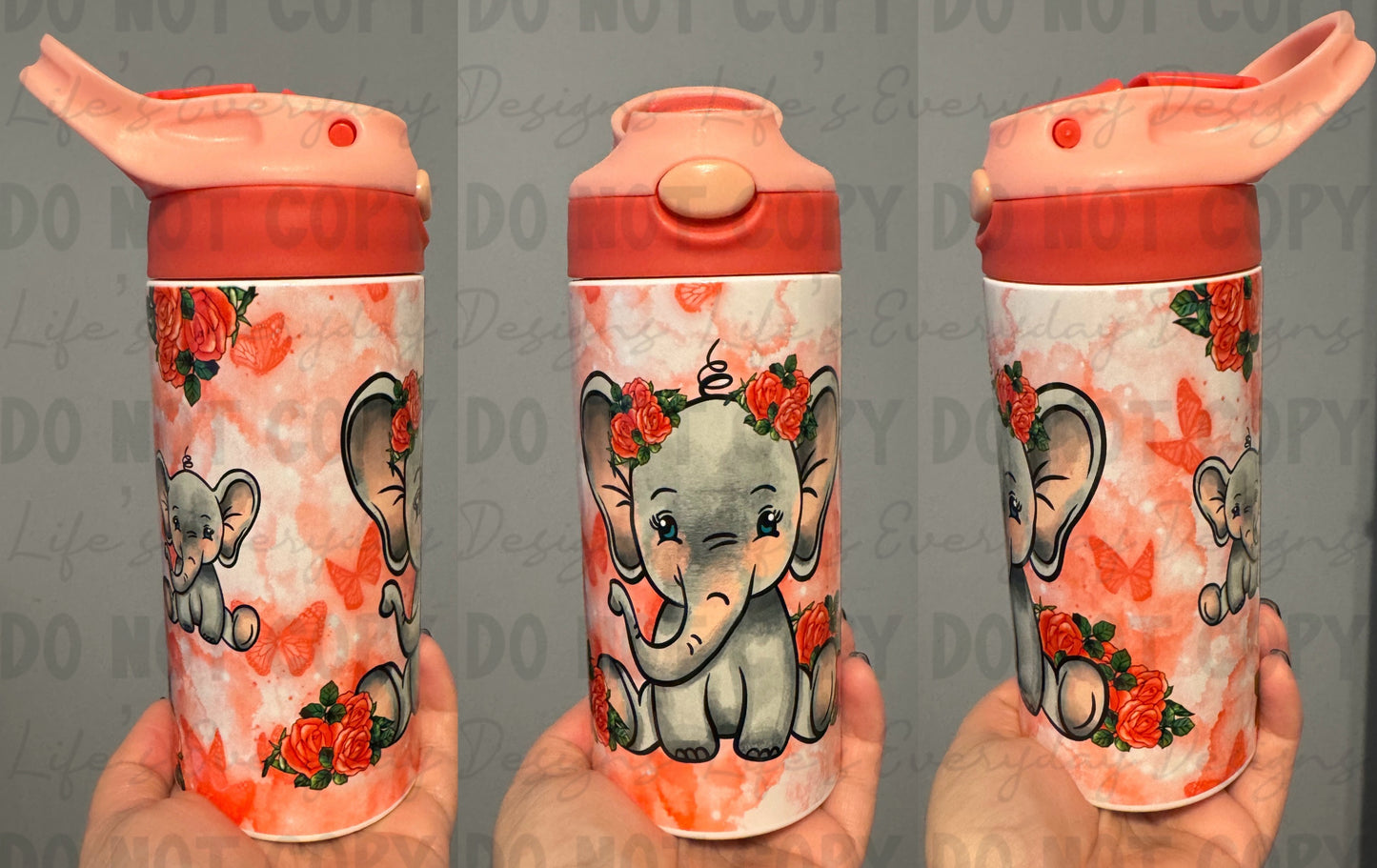 12oz Elephant Flip Top