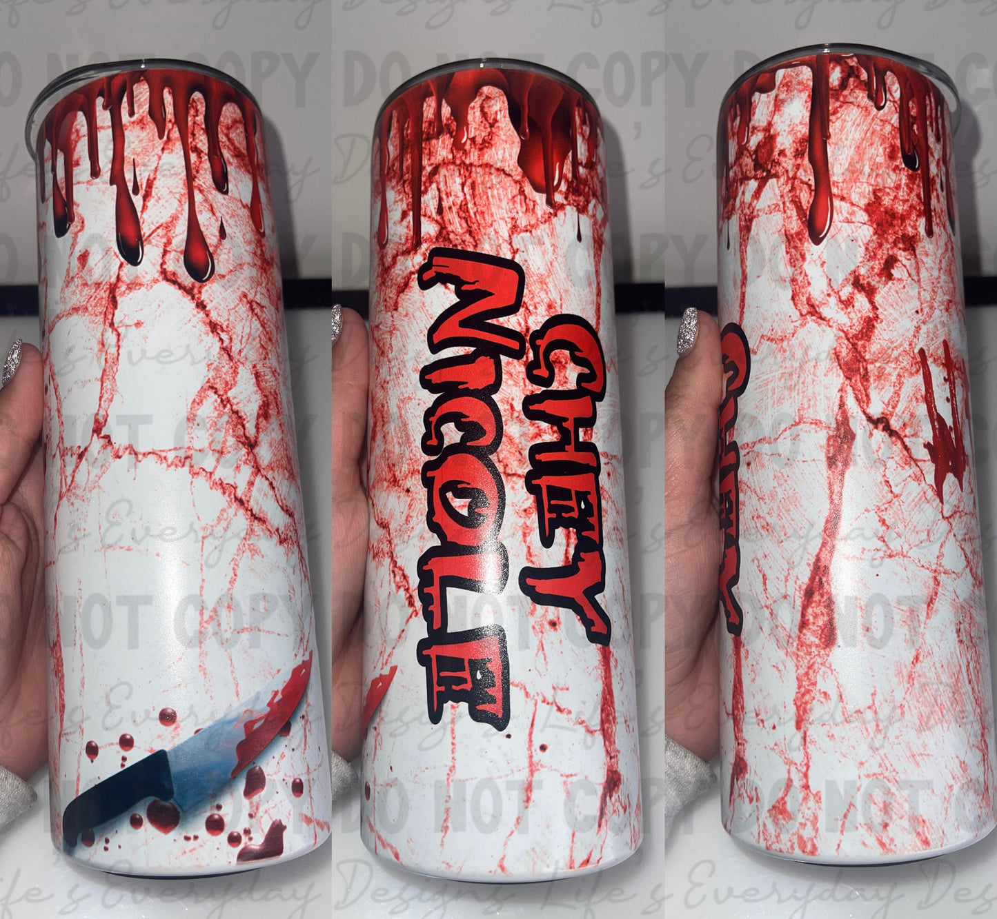 Horror Blood Splatter Glow In The Dark