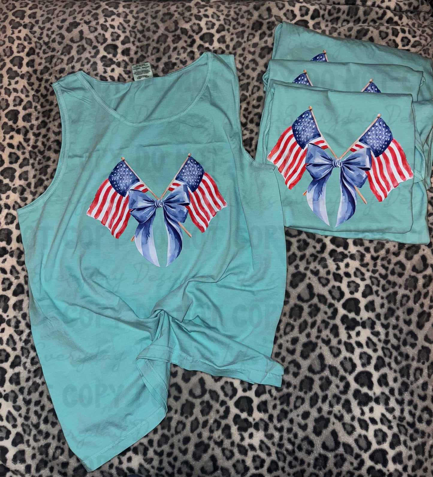 Watercolor Flag Chalky Tank