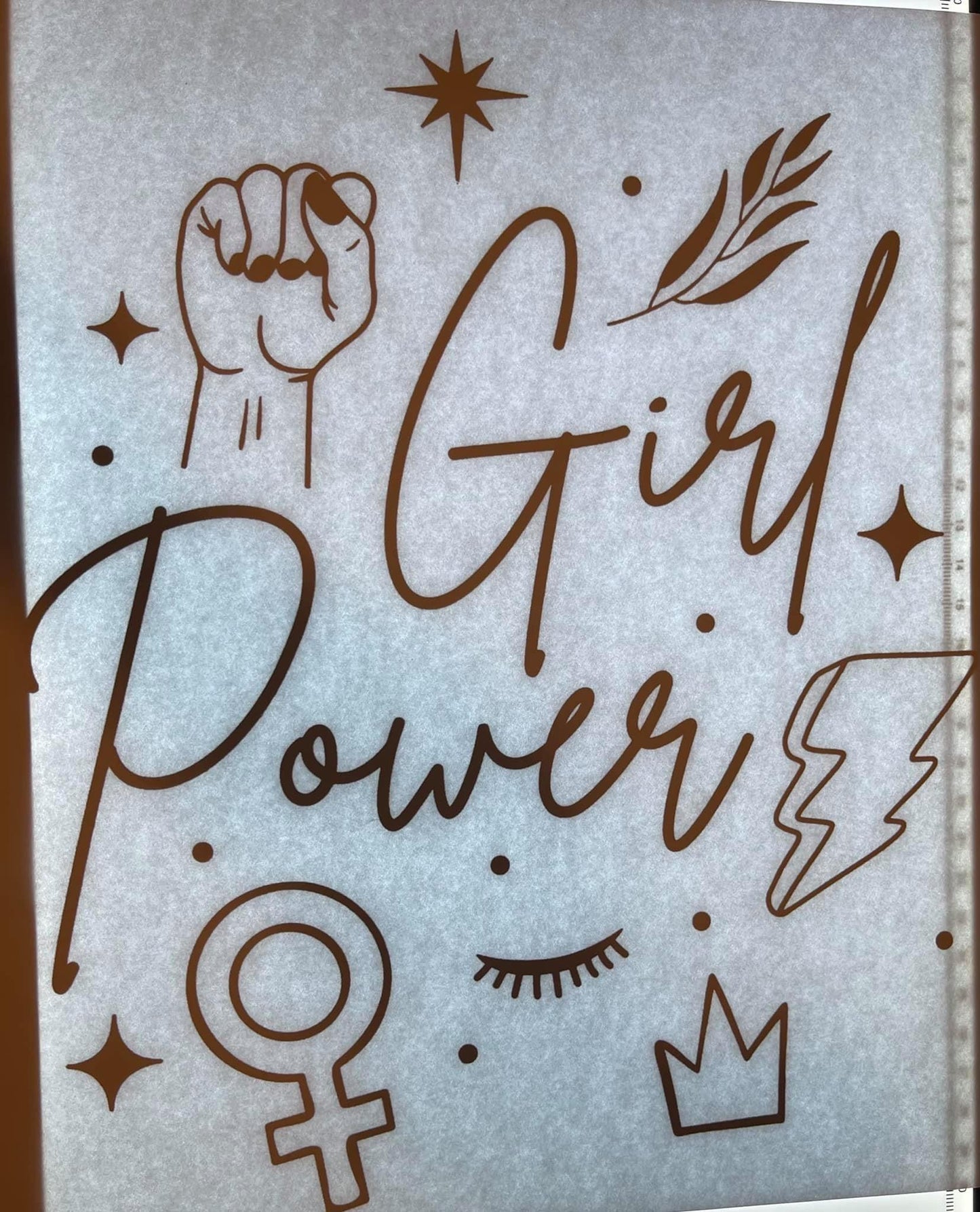 Girl Power Black Print