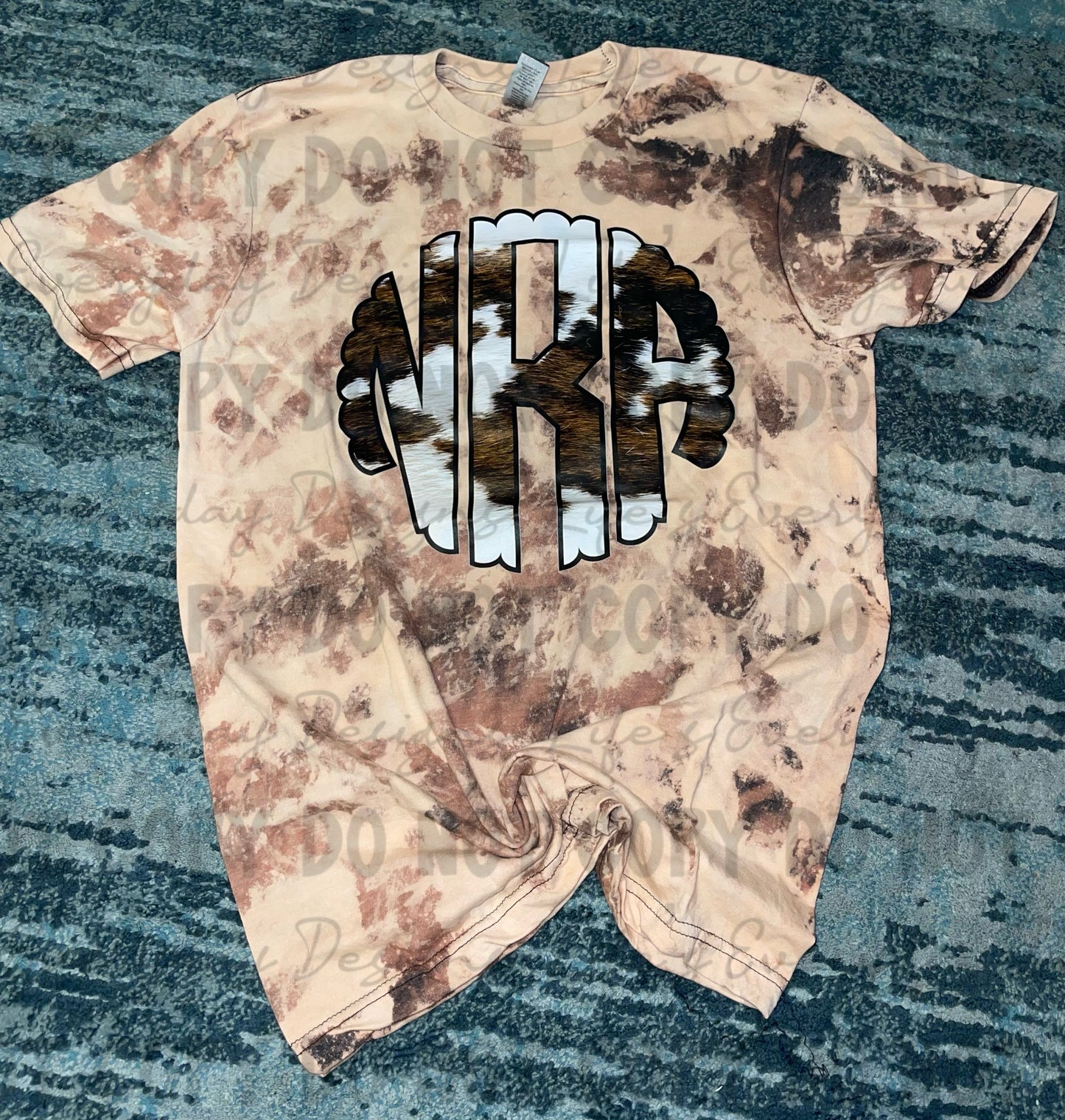 Cowhide Monogram Tee