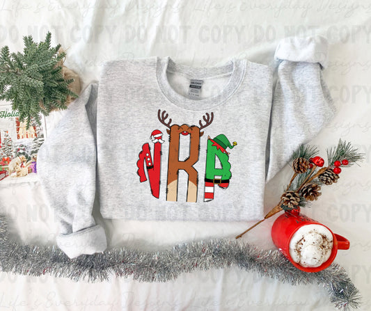 Christmas Monogram Sweatshirt