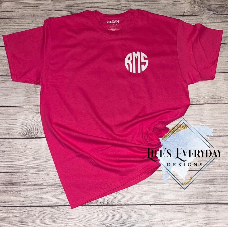 Custom Monogram Tees