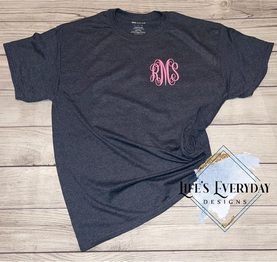 Custom Monogram Tees