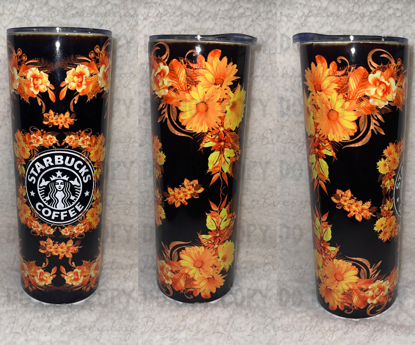 Floral Orange Starbs