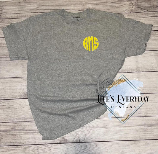 Custom Monogram Tees