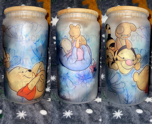 Pooh Frosted Glass